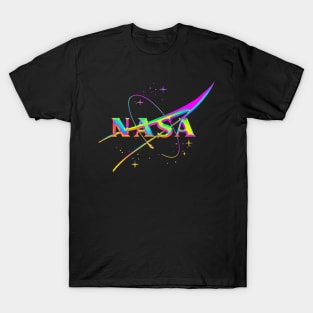 Nasa Neon Chrome T-Shirt